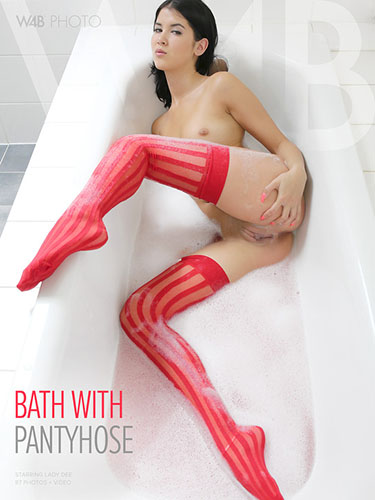 Lady Dee "Bath with Pantyhose"