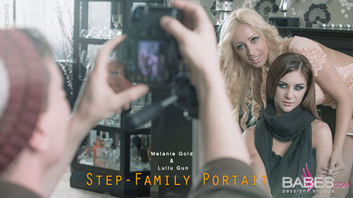 Lullu Gun & Melanie Gold "Step-Family Portait"