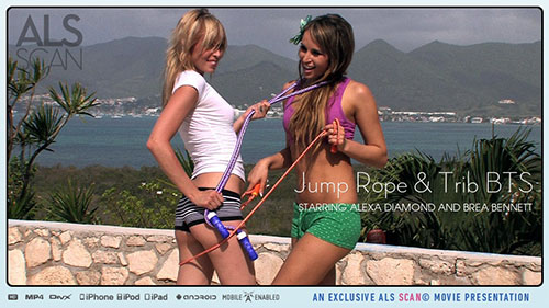 Alexa Diamond & Brea Bennett "Jump Rope & Trib BTS"