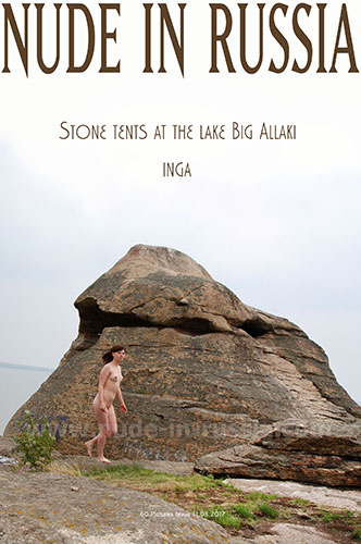 Inga "Stone Tents At The Lake Big Allaki"