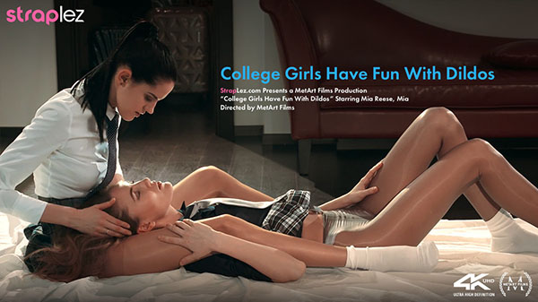 Mia & Mia Reese "College Girls Have Fun With Dildos"