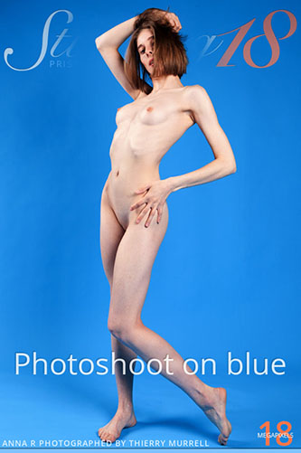 Anna R "Photoshoot on Blue"