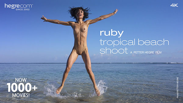 Ruby "Tropical Beach Shoot" by Hegre